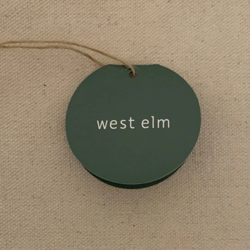 Set of West Elm Cream & Peach Accent Pillow Covers